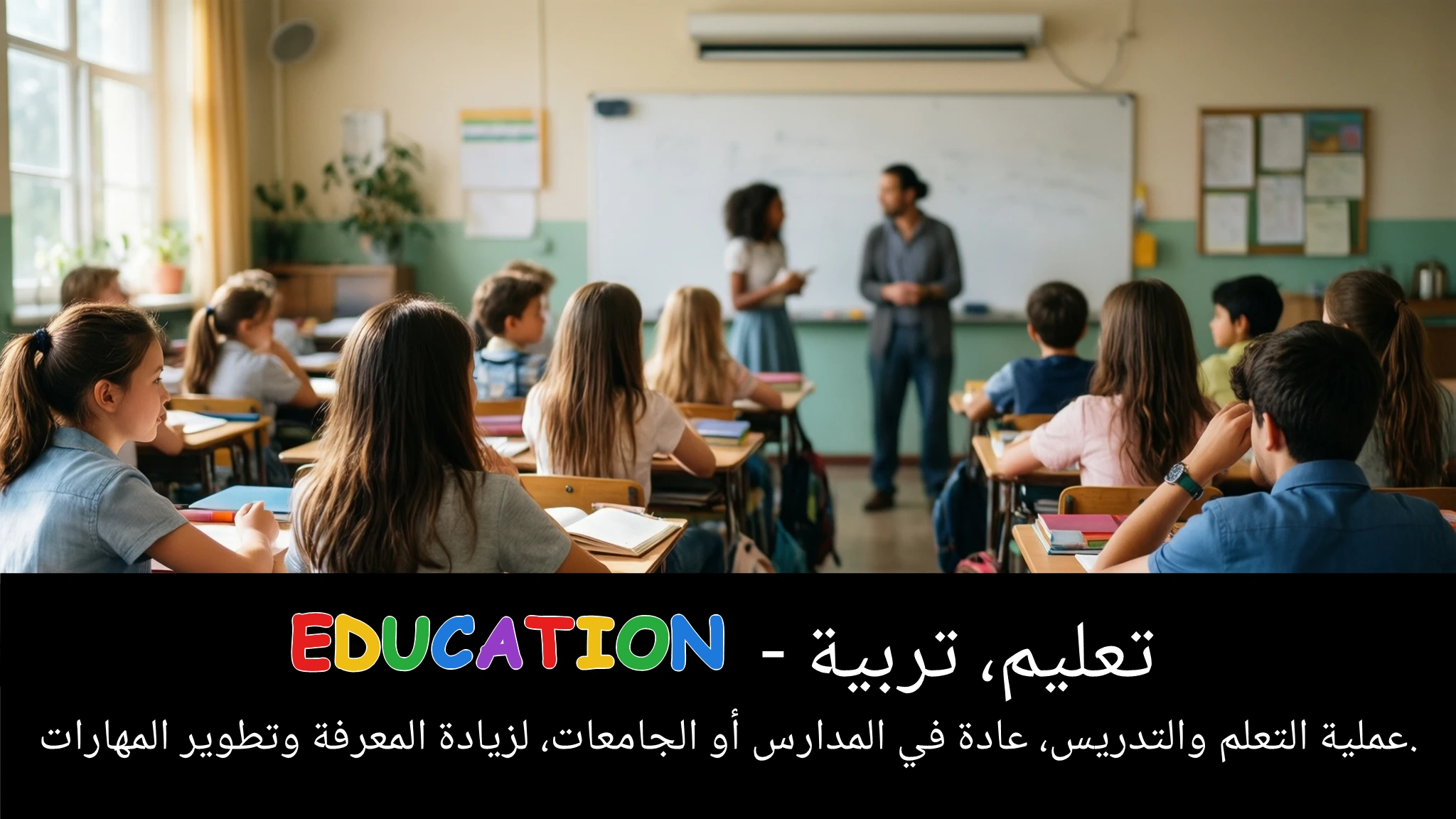 Arabic Illustration for education